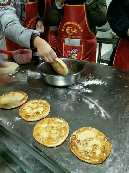 黄山烧饼学员培训实景